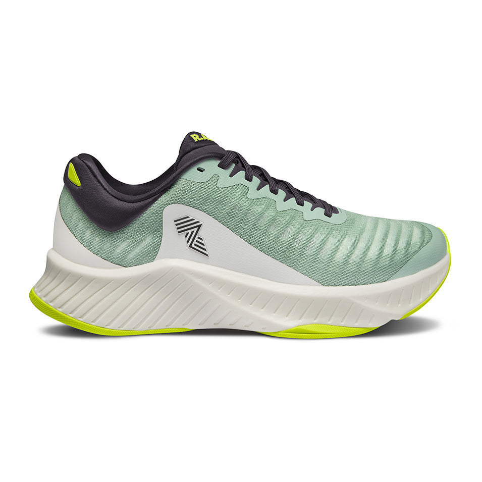 R.A.D® R-1 DRAGONFLY GLOW at R.A.D® UK - Performance Footwear . 01RADRESURGENCER1JADETTERUNNERSIDE