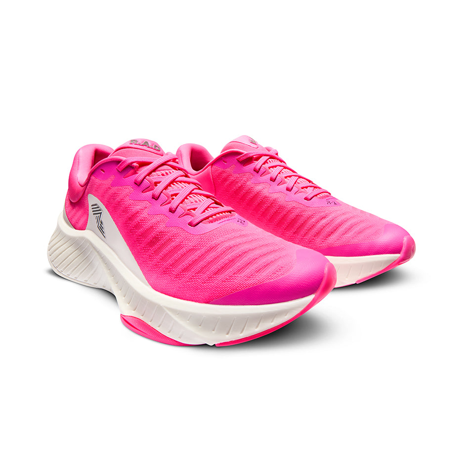 R.A.D® R-1 EUPHORIC PINK at R.A.D® UK - Performance Footwear . 02_RAD_R1_NEON_PINK_RUNNER_FRONT