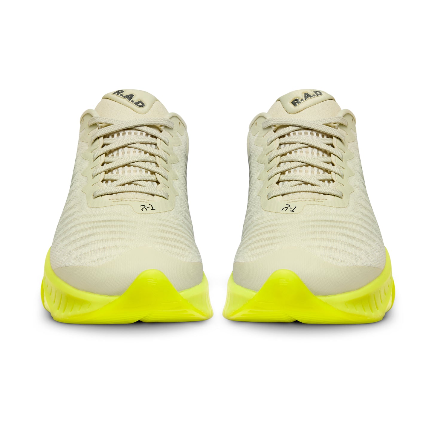 R.A.D® R-1 ACID YELLOW at R.A.D® UK - Performance Footwear . 04RADNEONYELLOWRUNNERTOES