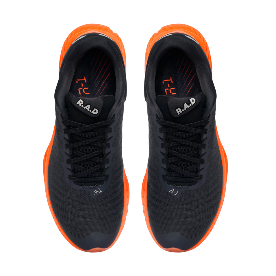 R.A.D® R-1 DUSK ORANGE at R.A.D® - Performance Footwear . 06-RAD-NINE-IRON-RUNNER-TOP