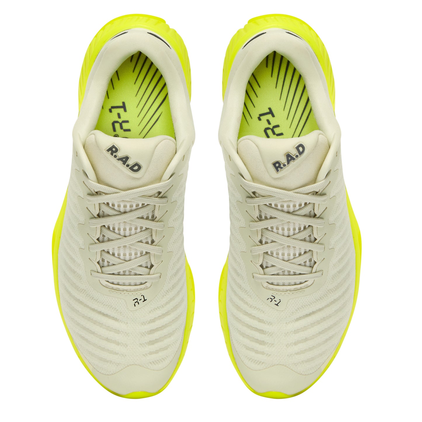 R.A.D® R-1 ACID YELLOW at R.A.D® UK - Performance Footwear . 06RADNEONYELLOWRUNNERTOP