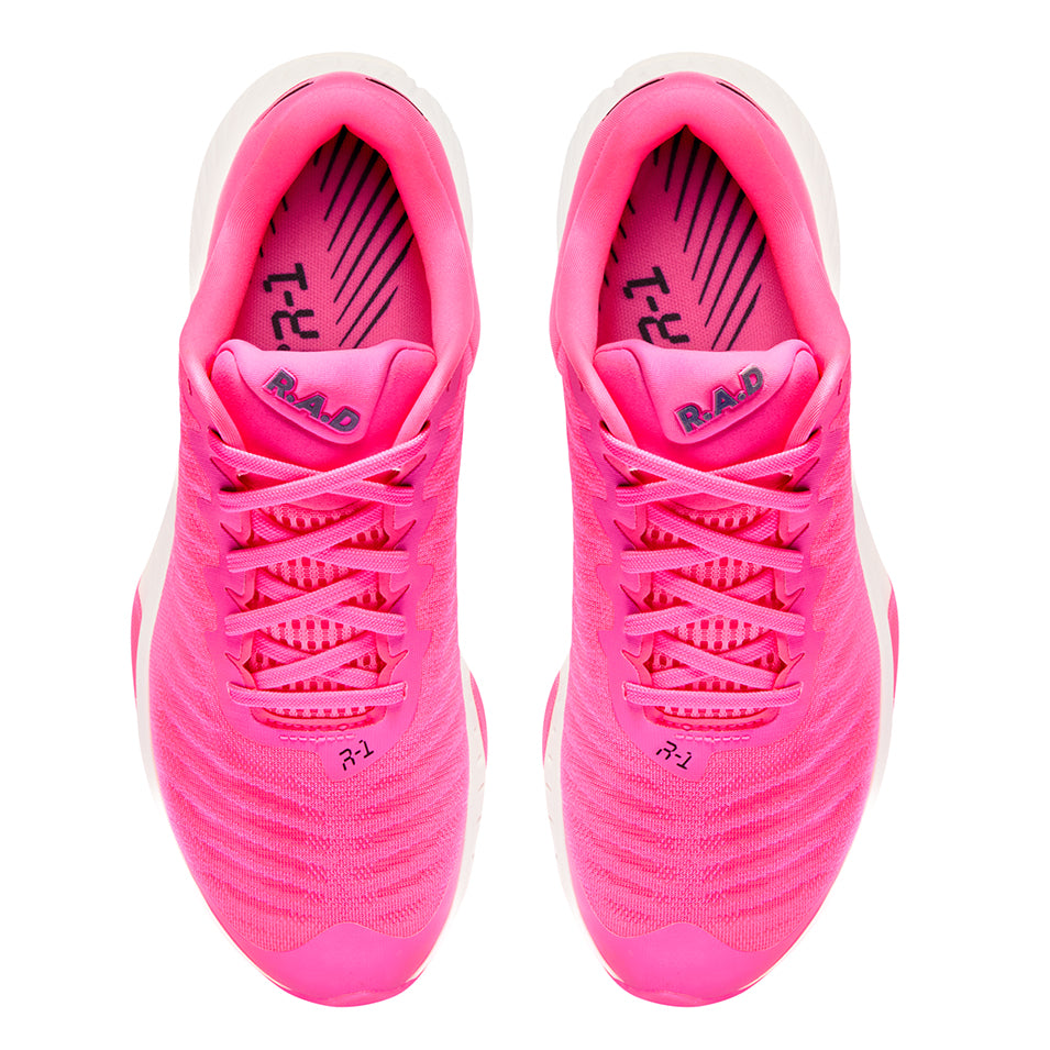 R.A.D® R-1 EUPHORIC PINK at R.A.D® UK - Performance Footwear . 06_RAD_R1_NEON_PINK_RUNNER_TOP
