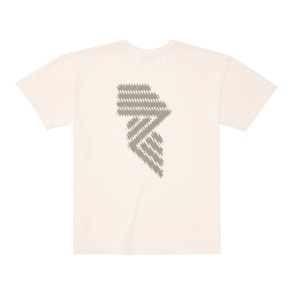 HEAVY™ 'R' TEE OFF WHITE at R.A.D® UK - Performance Tees