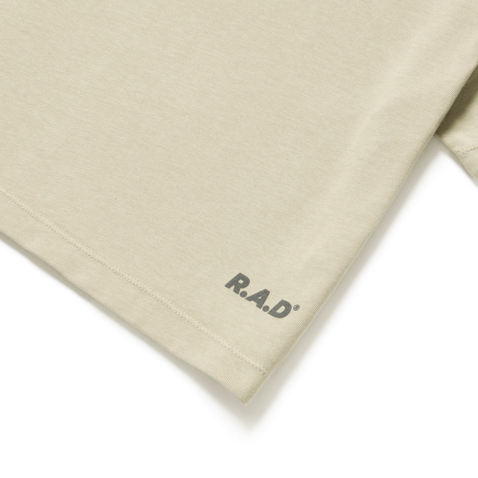LOGO CROP DUST GREEN at R.A.D® UK - Performance Crop Tee . CROP_TEE_ABBEY_STONE_2_c3d66338-66a2-4ec3-b588-e652714e3f91