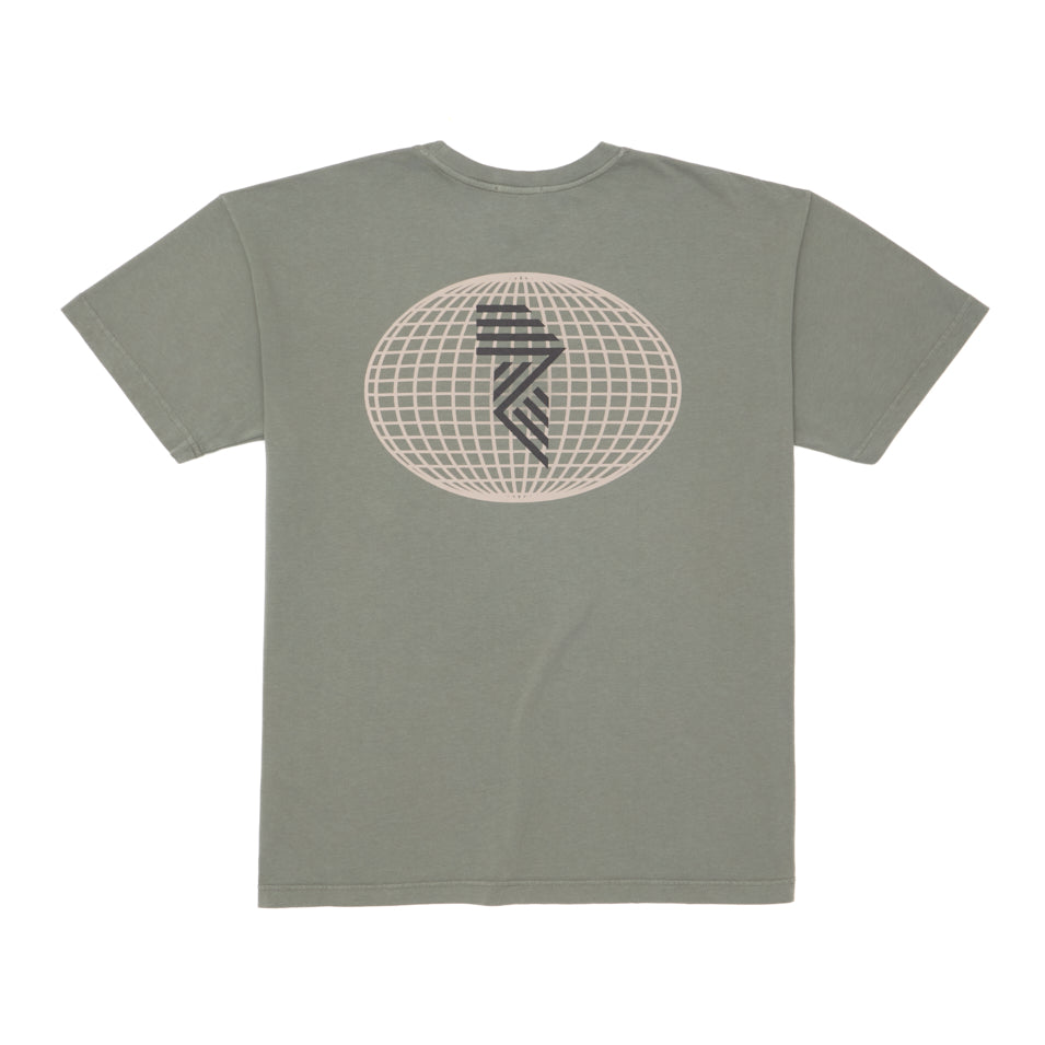 HEAVY™ 'R' GLOBE TEE MULLED BASIL