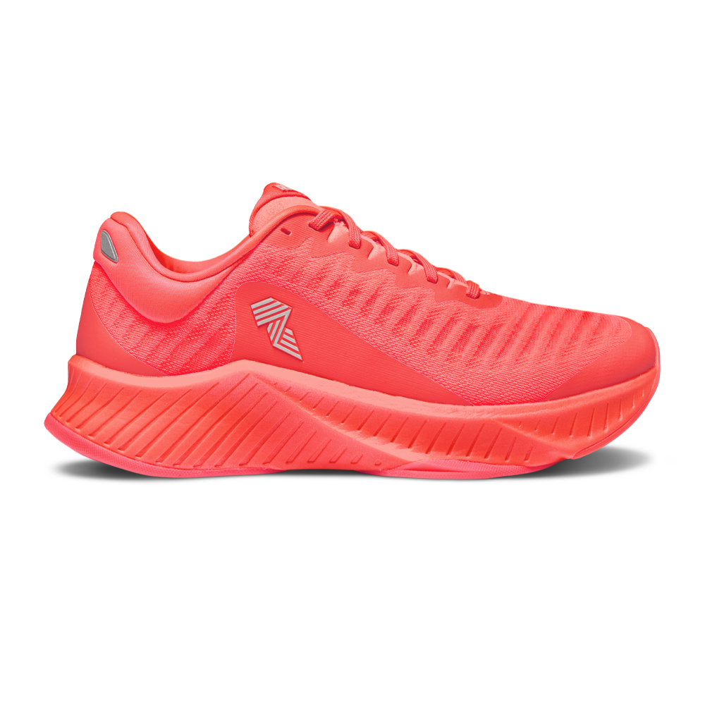 R.A.D® R-1 CORAL GLOW at R.A.D® - Performance Footwear . 01_R.A.D_SUNSETORANGE_R-1_ECOMM_SIDE