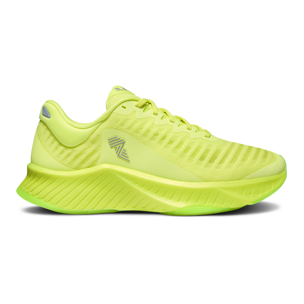 R.A.D® R-1 VIVID LIME at R.A.D® - Performance Footwear . 01_RAD_LIME_RUNNER_SIDE_1000X1000BG