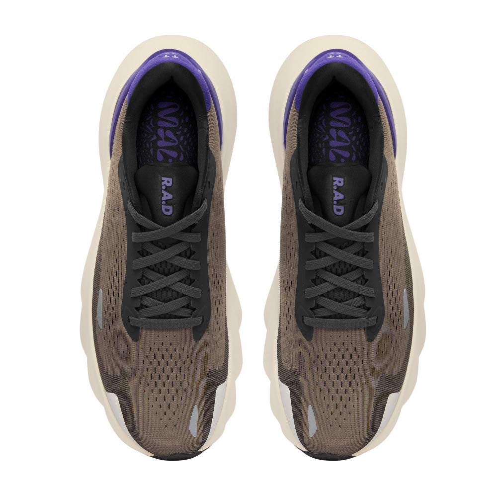 R.A.D® MALLOW CINDER BLACK at R.A.D® - Performance Footwear . 01_RAD_MALLOW_CINDER_BLACK_OYSTER_0326-MAL-05_TOP