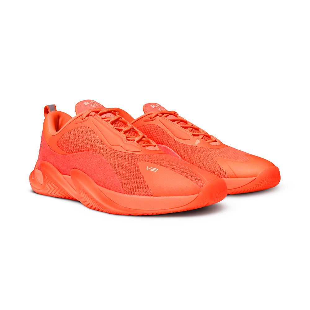 R.A.D® ONE V2 CORAL GLOW at R.A.D® - Performance Footwear . 0226-OV2ORO_RADV2V2_CADMIUM_ORANGEFront_V2