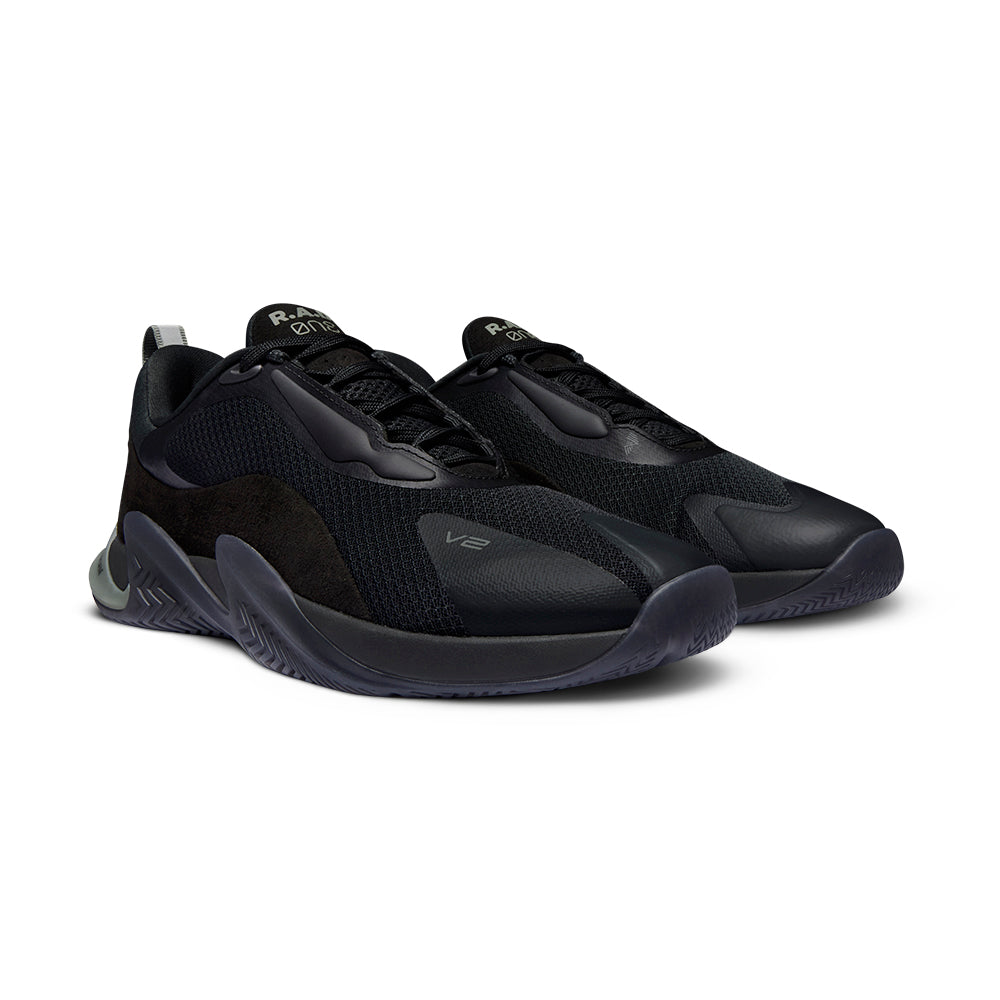 R.A.D® ONE V2 DEEP BLACK at R.A.D® - Performance Footwear . 0226-OV2TRB_02_V2_TRIPLE_BLACK_FRONT — View 2