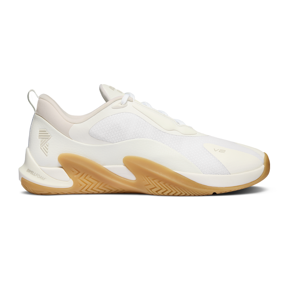 R.A.D® ONE V2 WHITE GUM at R.A.D® - Performance Footwear . 0226-OV2WHG_01_02_WHITE_GUM_SIDE_02 — View 1