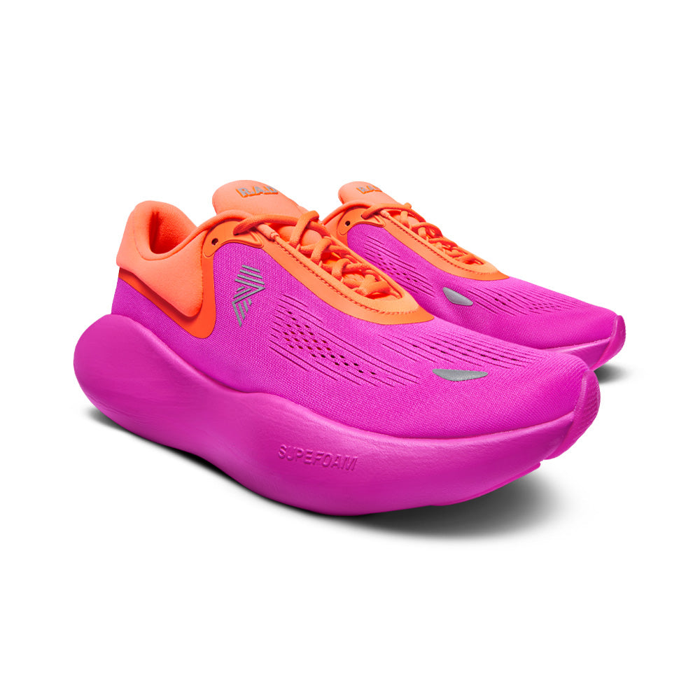 R.A.D® UFO TRIPPY HAZE at R.A.D® - Performance Footwear . 0226-UFOPSO_R.A.D_VIVIDFUCHSIAVIVIDORANGEUFOFront — View 2