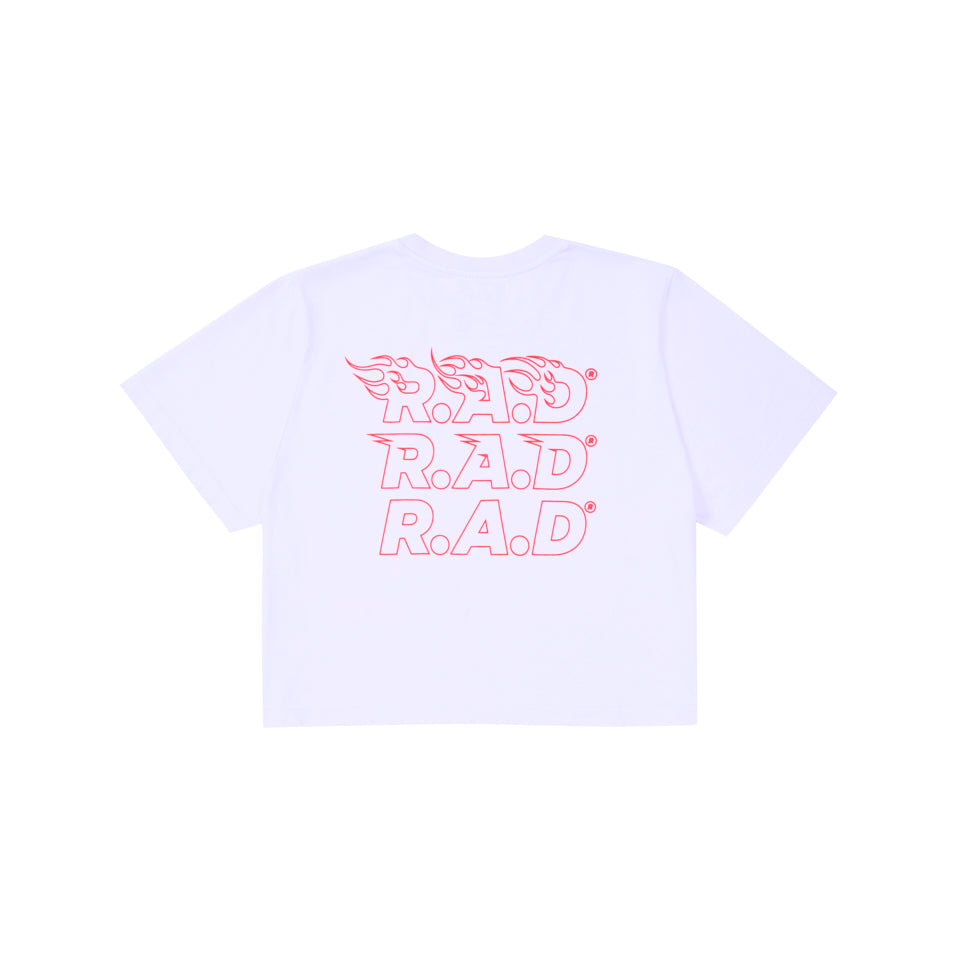 CROP 3XR.A.D® TEE RAINDROPS