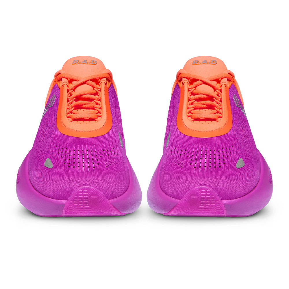 R.A.D® UFO TRIPPY HAZE at R.A.D® - Performance Footwear . 04_RADUFO_VIVID_FUCHSIA_ORANGE_TOE
