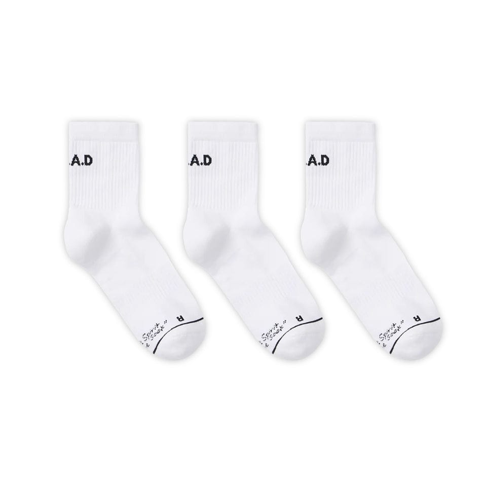 SHORTIE SOCK TRIPLE PACK WHITE