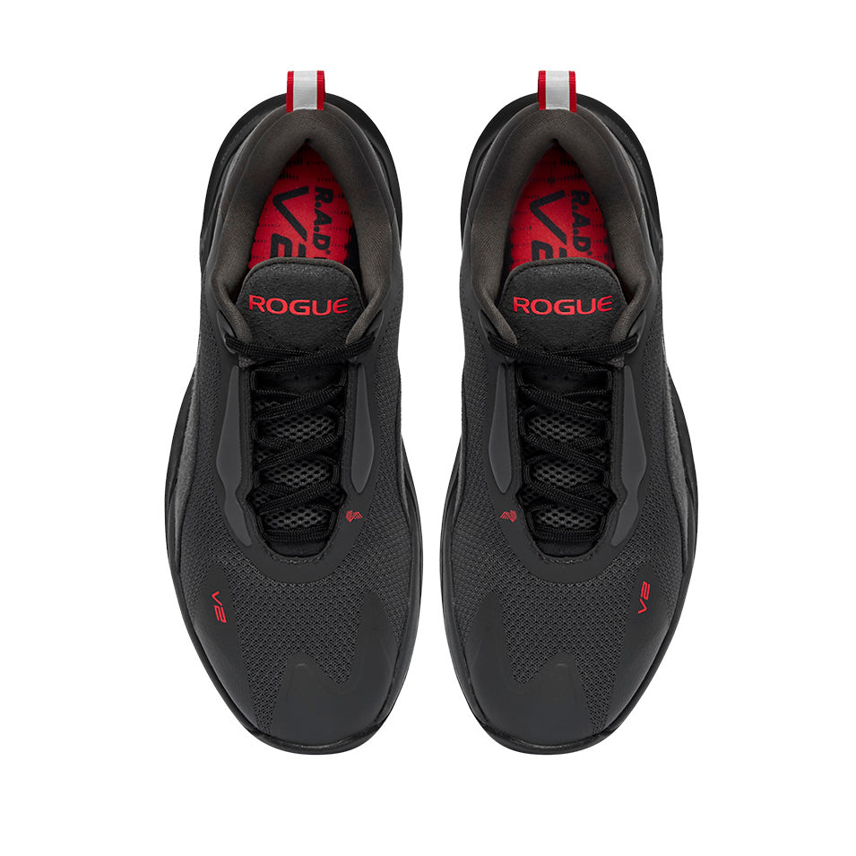 R.A.D® ONE V2 ROGUE POWDER BLACK at R.A.D® - Performance Footwear . 06V2ROGUEBLACKOYSTERTOP