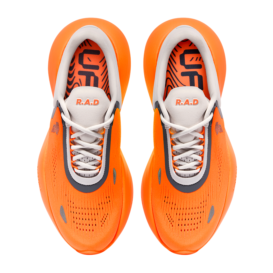 R.A.D® UFO FLAME ORANGE at R.A.D® - Performance Footwear . 06_RAD-UFO_NEON-ORANGE_TOP