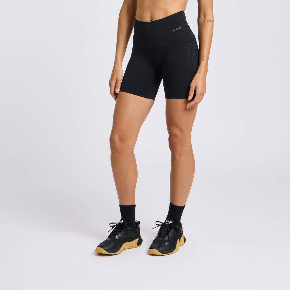 SUPEKNIT™ HIGH-RISE TRAINING SHORT 6” BLACK at R.A.D® - Performance Shorts . 6INCHSHORTS_BLACK_0125-3SHBLA_1_bc8a0078-7a68-4730-bad6-627c2a204afd