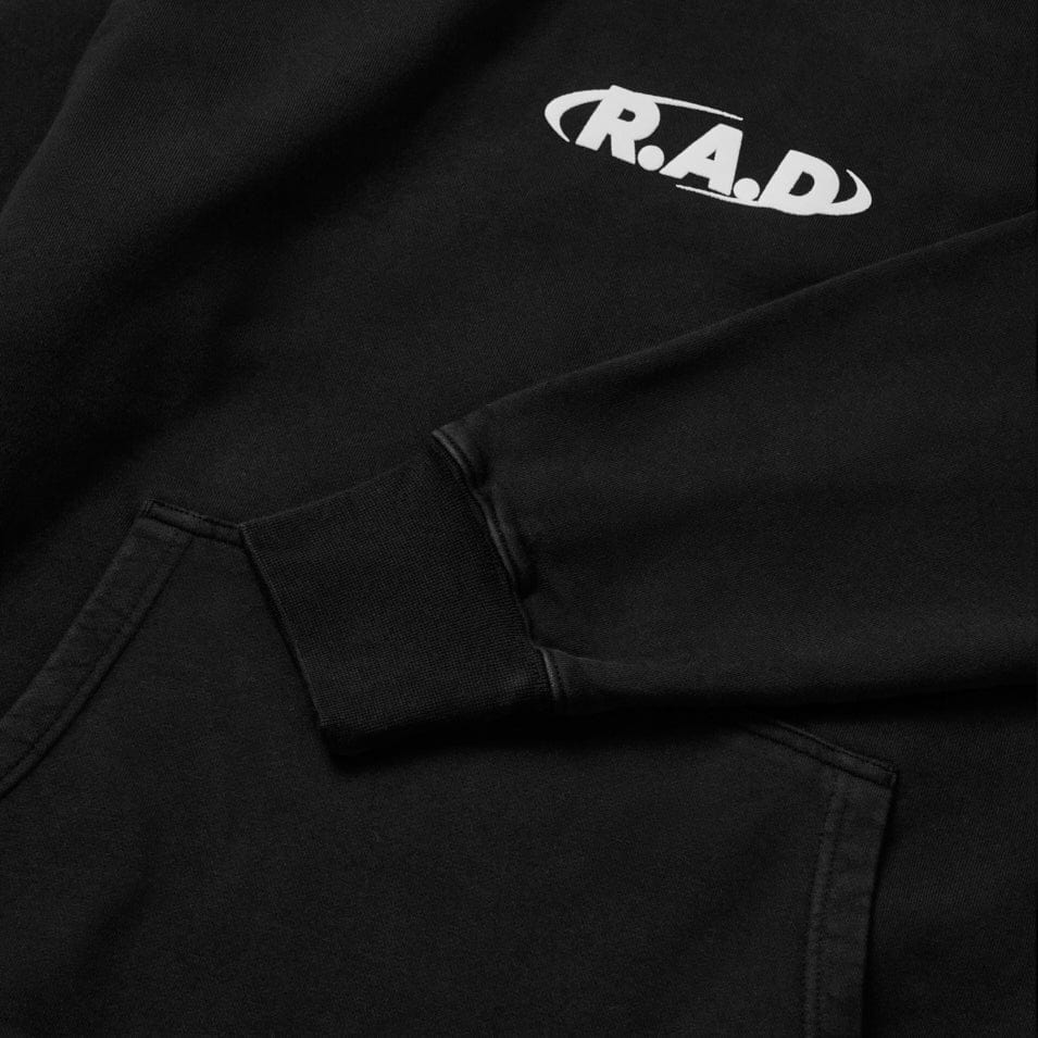 R.A.D® CREW HOODED SWEAT V2 BLACK