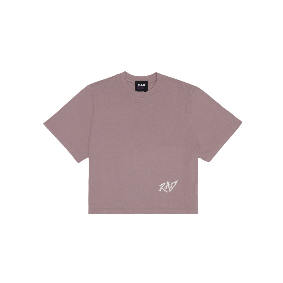 GLOBE CROP TEE DUSK at R.A.D® - Performance Crop Tee