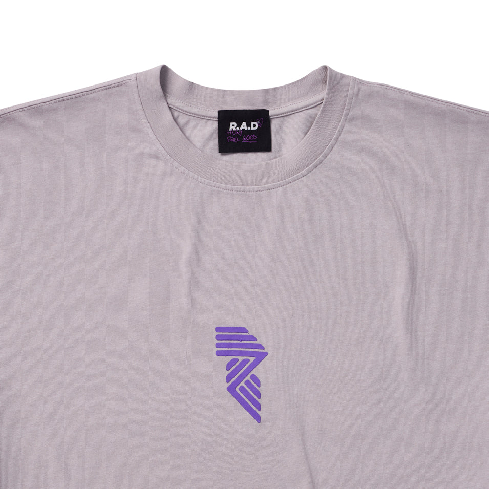 HEAVY™ GLOBE TEE LILAC GRAY