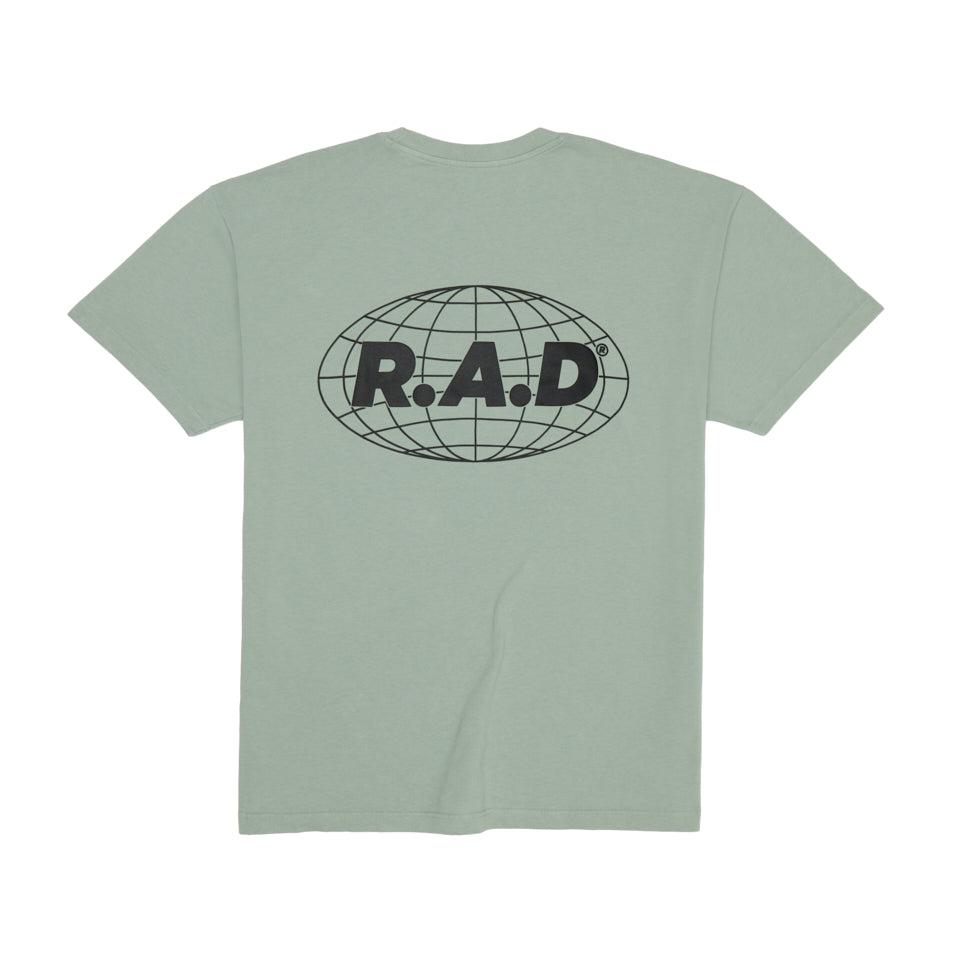 HEAVY™ GLOBE TEE JADE at R.A.D® - Performance Tees . HEAVYGLOBE_JADEITE_2
