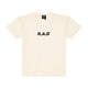HEAVY™ TUNED FOR THE FUTURE TEE OFF WHITE at R.A.D® - Performance Tees . HEAVYSSTEE_OFFWHITEC_1