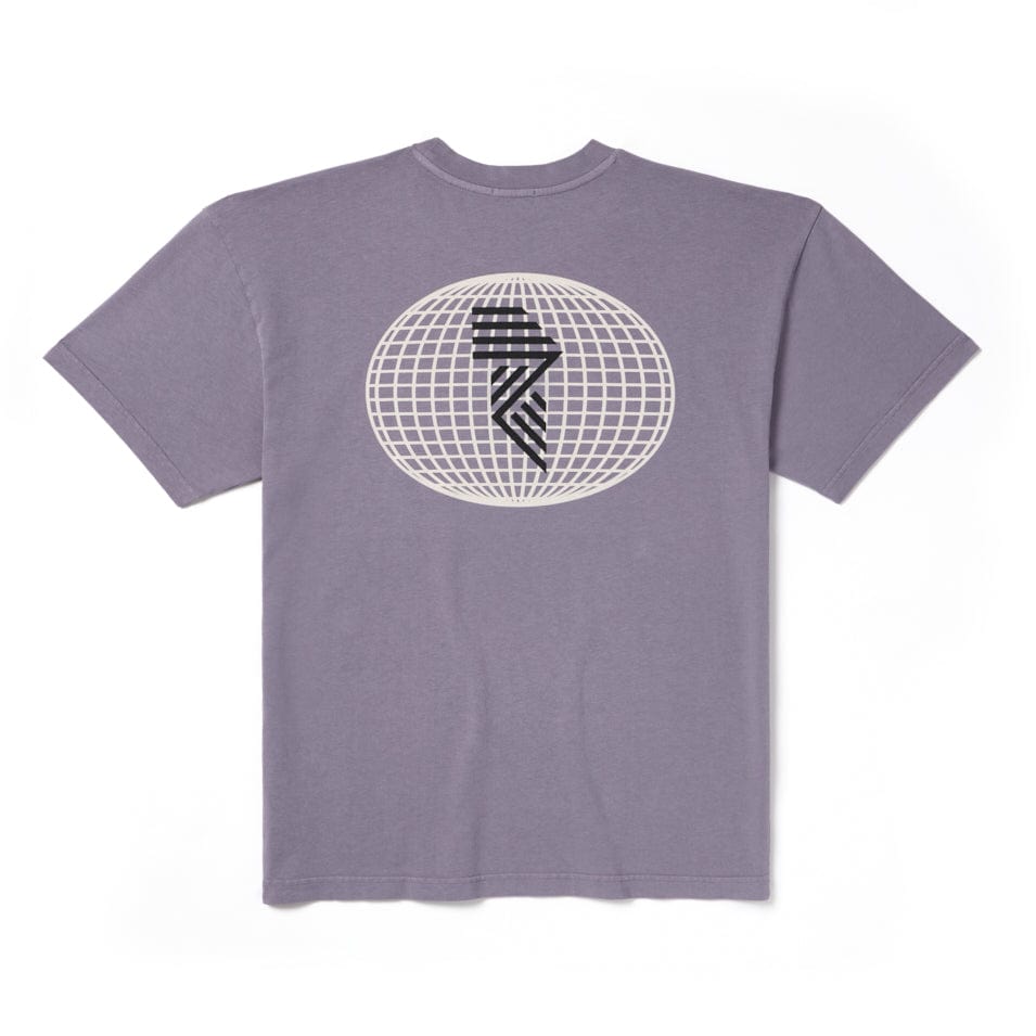 HEAVY™ 'R' GLOBE TEE PURPLE TWILIGHT