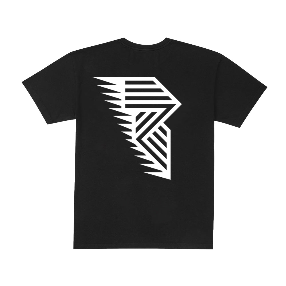 HEAVY™ SKATE TEE BLACK at R.A.D® - Performance Tees . R.A.DHEAVY_SSTeeBLACKSKATEBLACK250gsmWHITEBACK