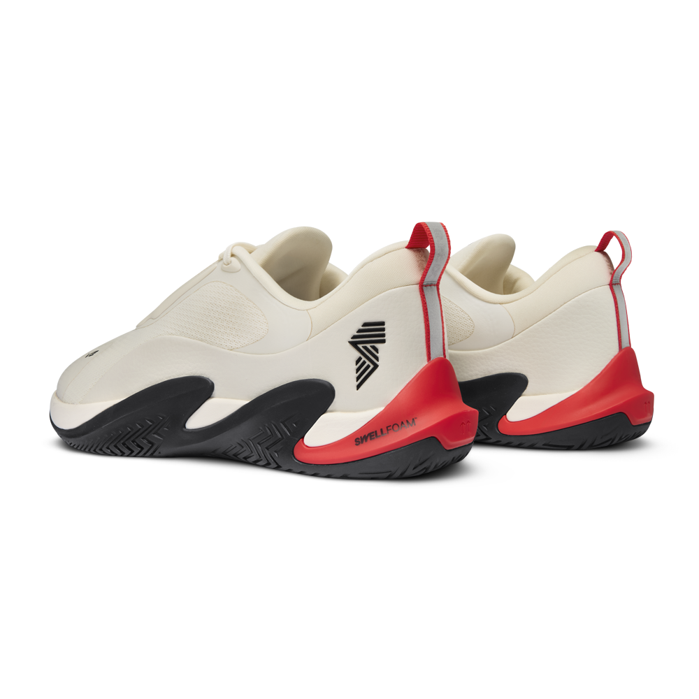 R.A.D® ONE V2 RACING WHITE at R.A.D® - Performance Footwear . R.A.D_V2_ECOMM_TOFU_MOONLESS_NIGHT_TOMATO_BACK