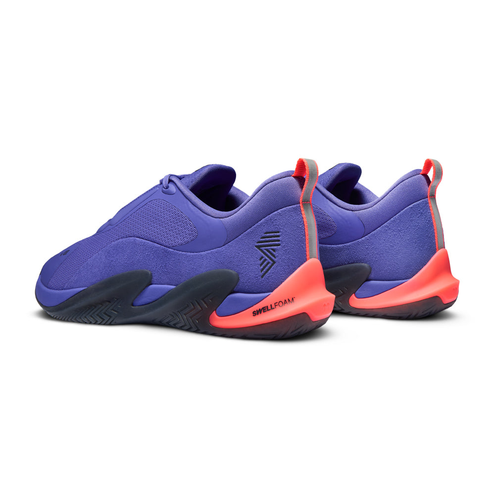R.A.D® ONE V2 RACING BLUE at R.A.D® - Performance Footwear . RADV2BLUEIRISREFLSILVERBack