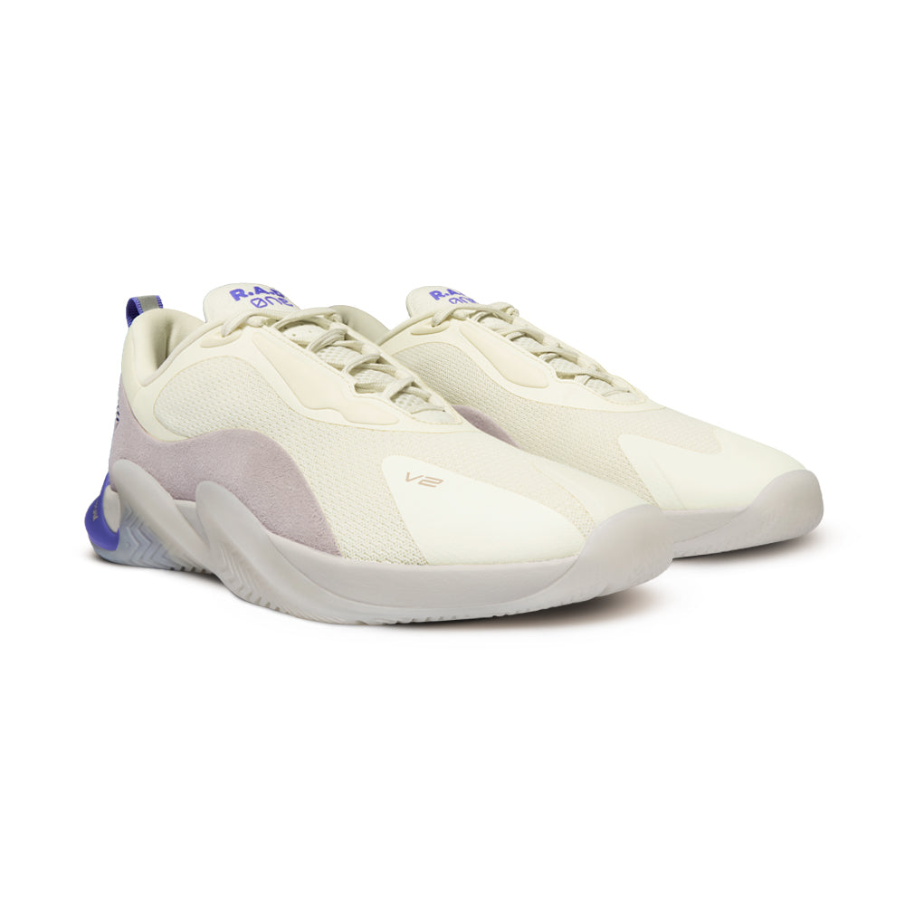 R.A.D® ONE V2 SPORT BLUE at R.A.D® - Performance Footwear . RAD_V2_ANTIQUE_WHITE_BLUE_IRIS_Front