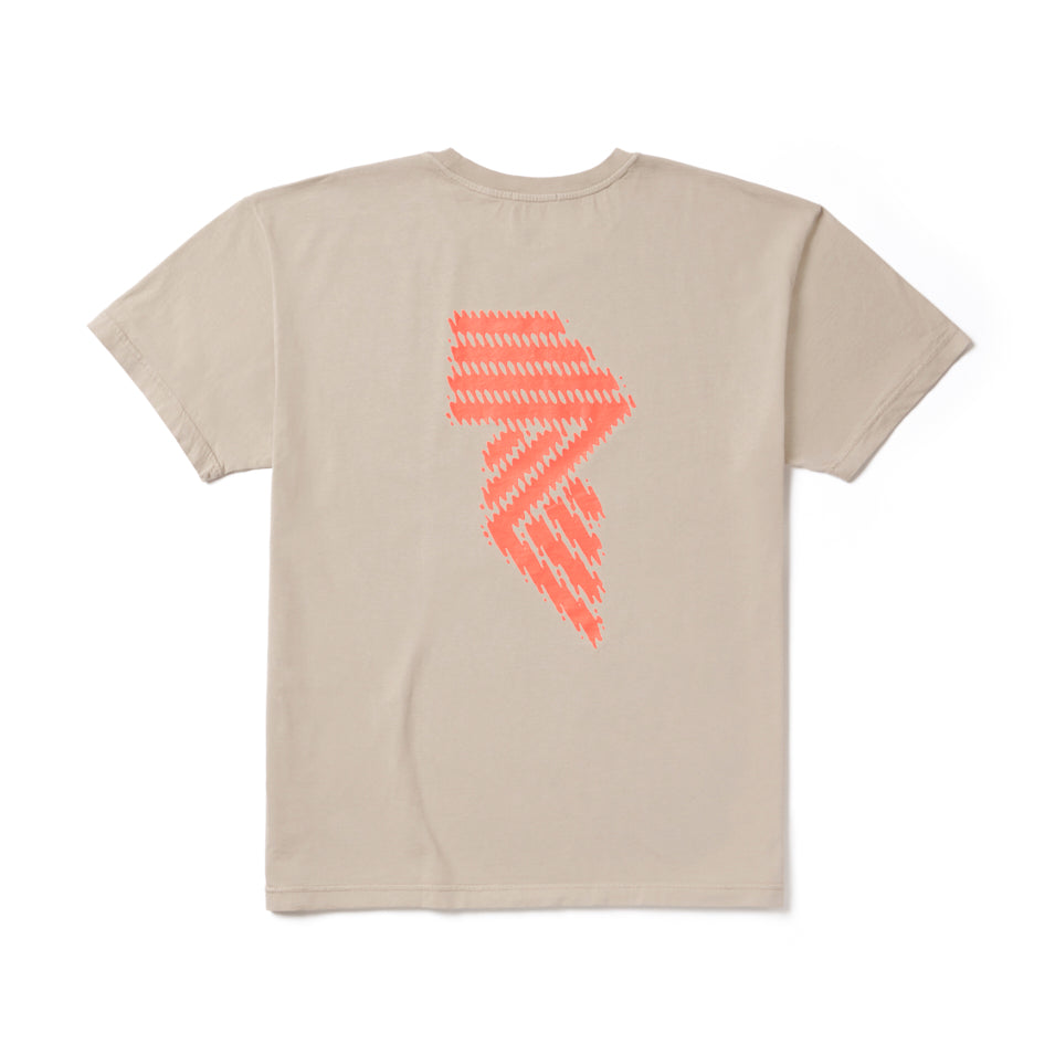 'R' LOGO TEE DUST ORANGE