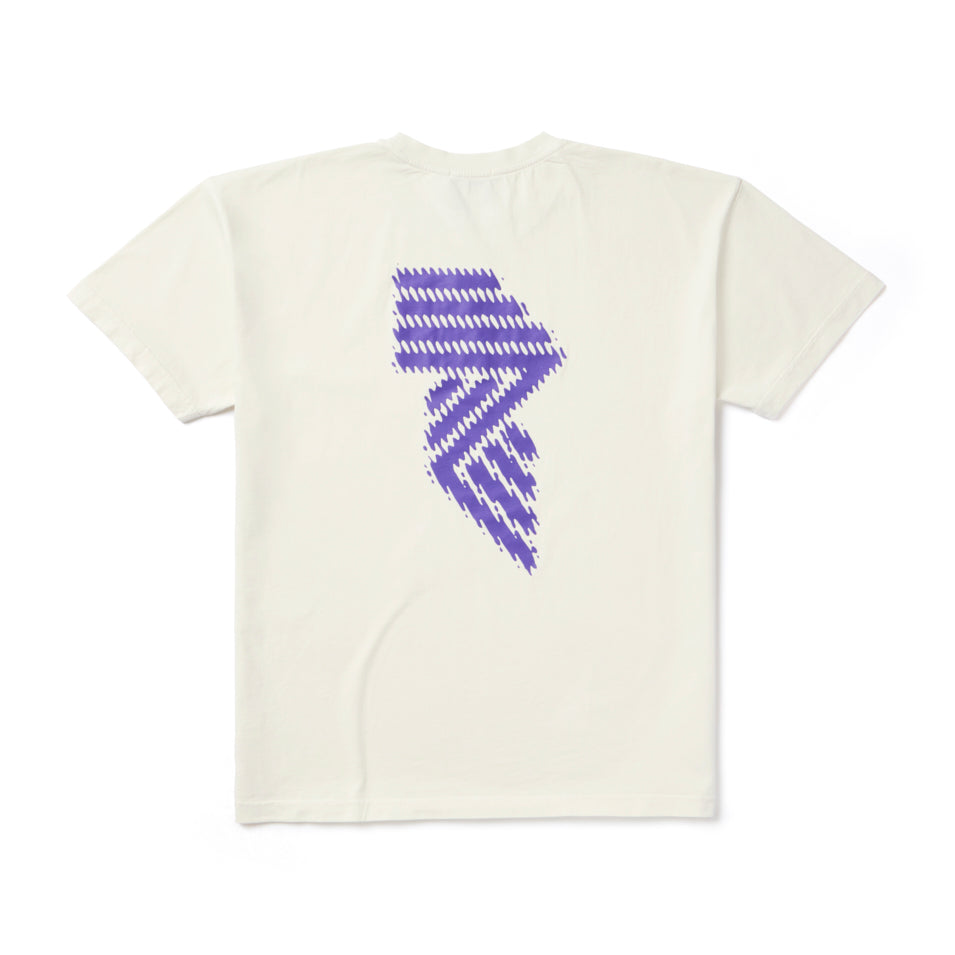 'R' LOGO TEE CHALK