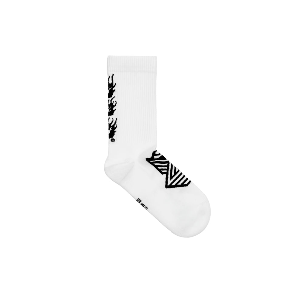 R.A.D® PERFORMANCE SOCK WHITE at R.A.D® - Performance Socks . WHITE_GYM_PERFORMANCE_SOCK_1 — View 2