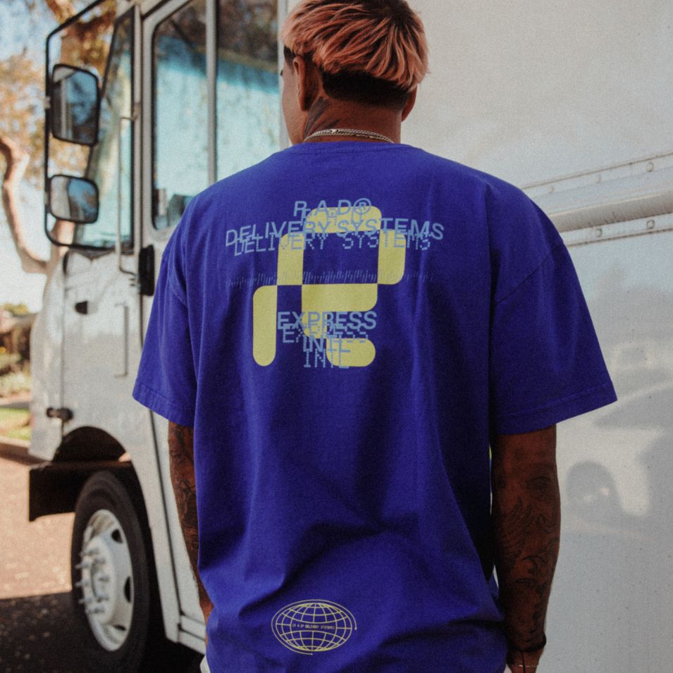 DELIVERY SYSTEMS TEE PURPLE